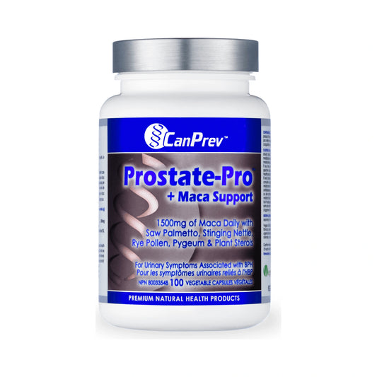 CanPrev Prostate-Pro + Maca Support 100 Veg Capsules