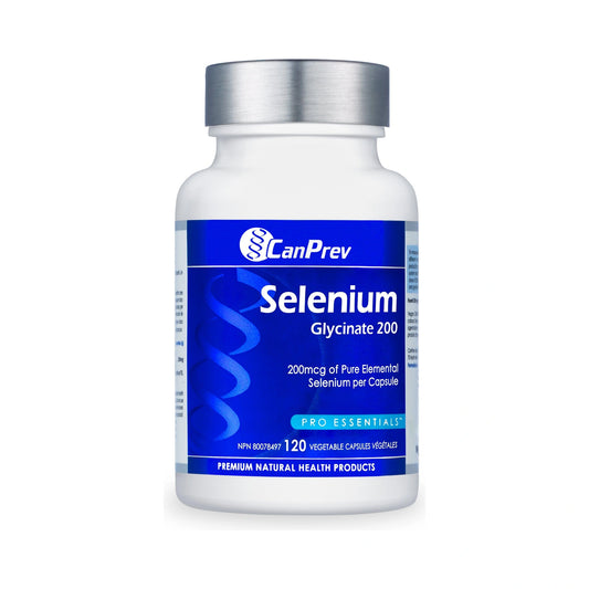CanPrev Selenium Glycinate 200 120 Veg Capsules