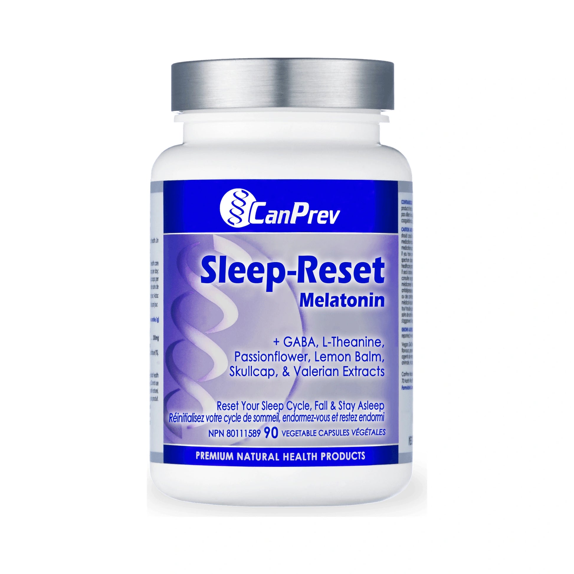 CanPrev Sleep-Reset Melatonin 90 Veg Capsules