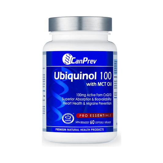 CanPrev Ubi-quinol 100 with MCT Oil 60 Softgels