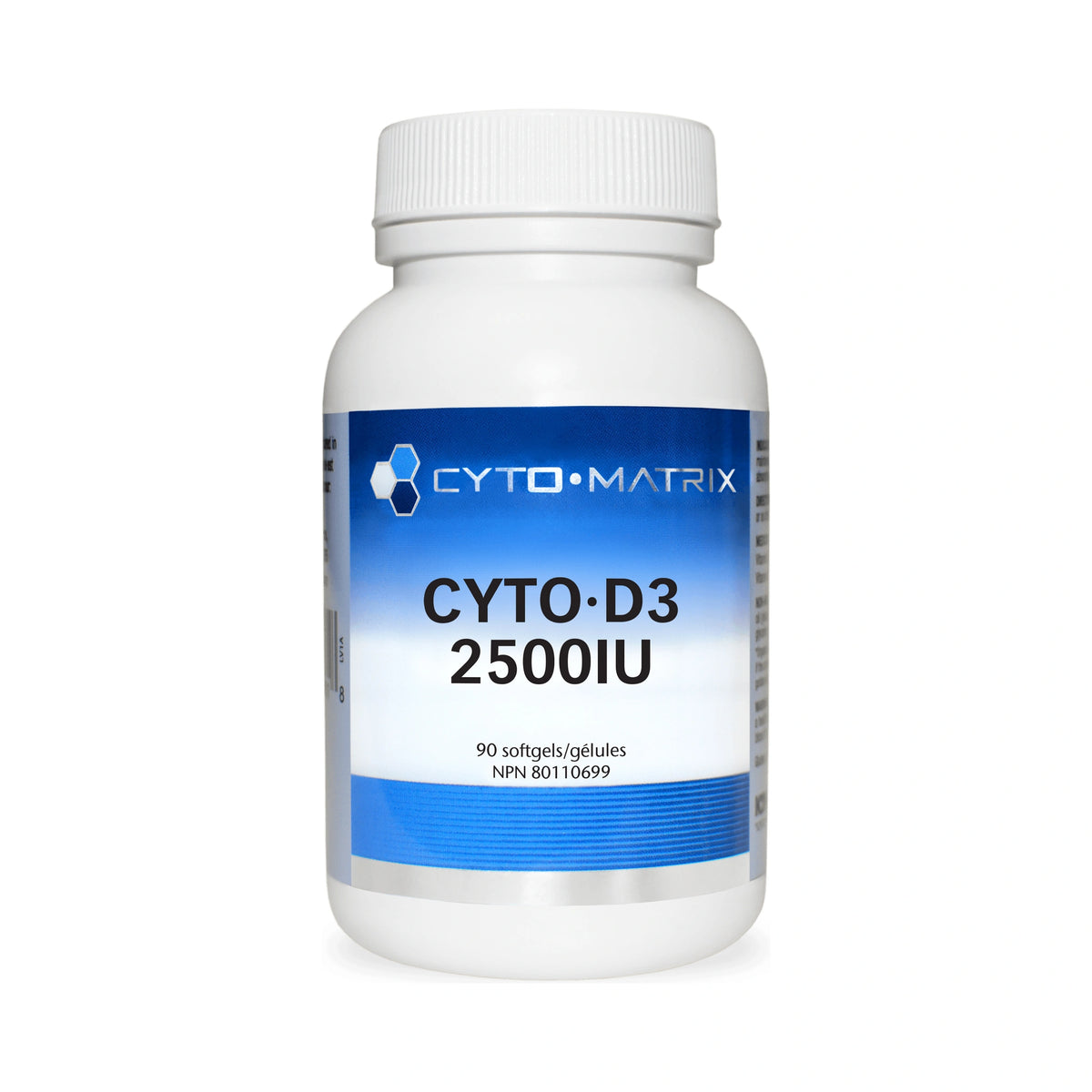 Cyto Matrix Cyto-D3 2500IU MCT Base 90 Softgels