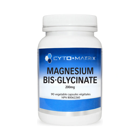 Cyto Matrix Magnesium Bis-Glycinate 200mg 90 Veg Capsules