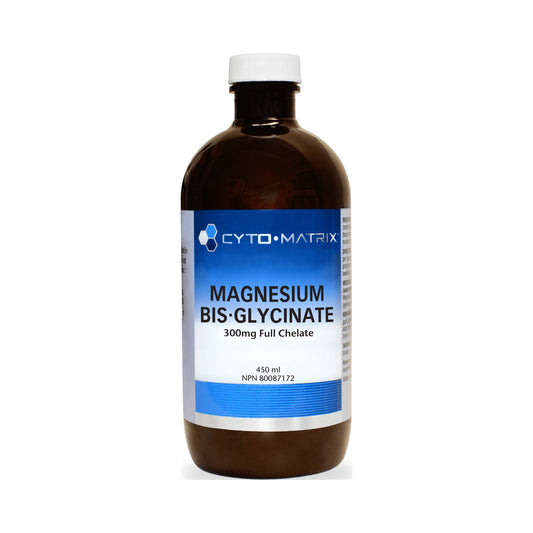 Cyto Matrix Magnesium Bis-Glycinate 300mg Full Chelate Liquid 450mL
