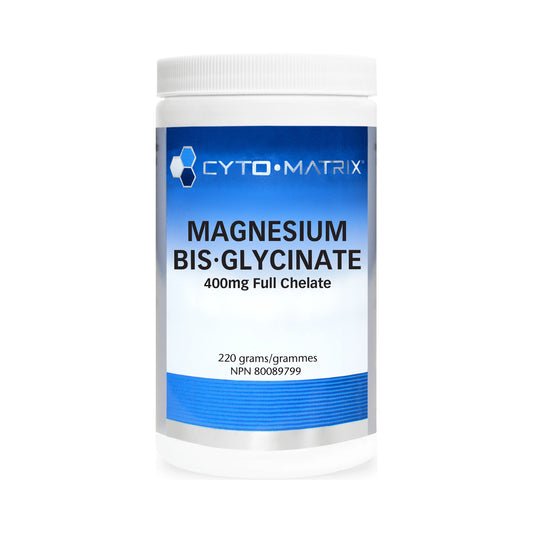 Cyto Matrix Magnesium Bis-Glycinate 400mg Full Chelate Powder 220g