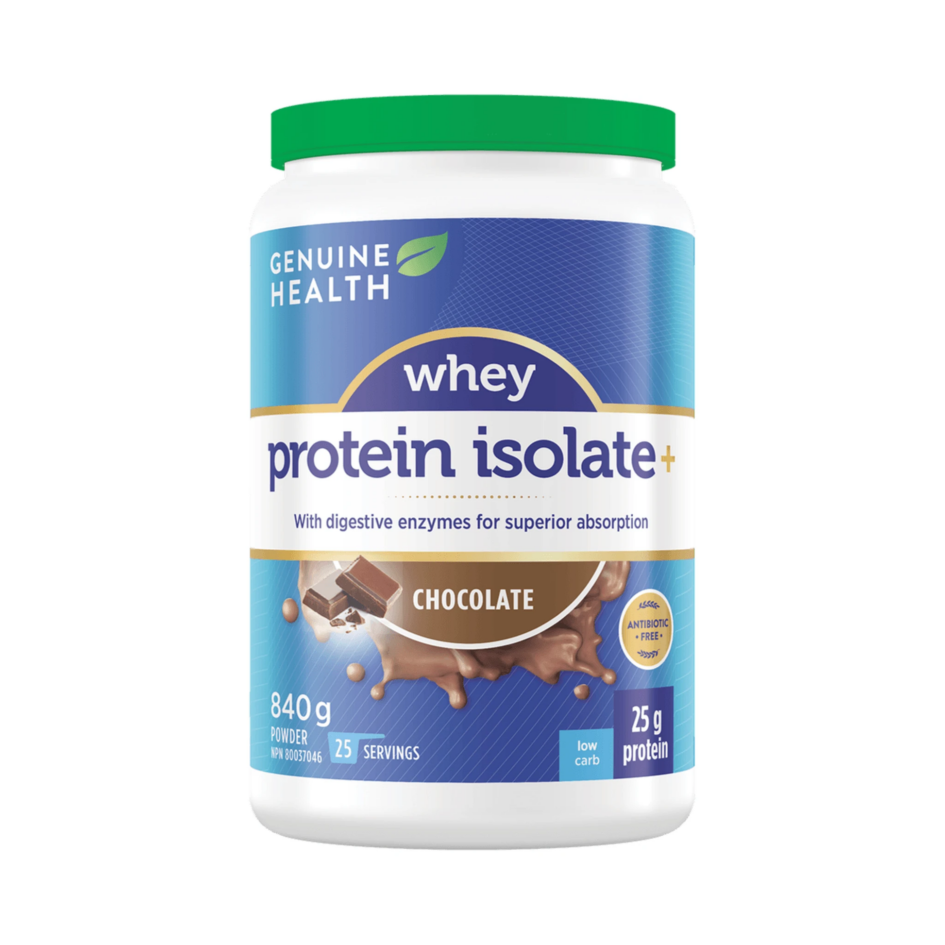DC - Genuine Health Whey Protein Isolate+ Chocolate 840g