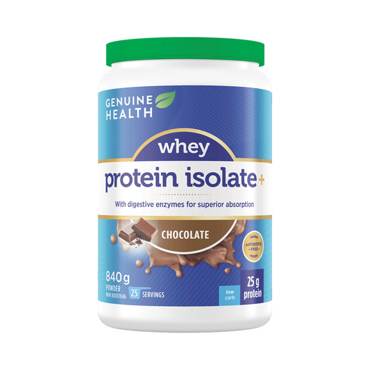 DC - Genuine Health Whey Protein Isolate+ Chocolate 840g