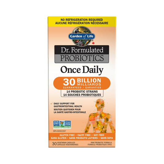 Garden of Life Dr. Formulated Once Daily 30B Shelf Stable 30 Veg Capsules
