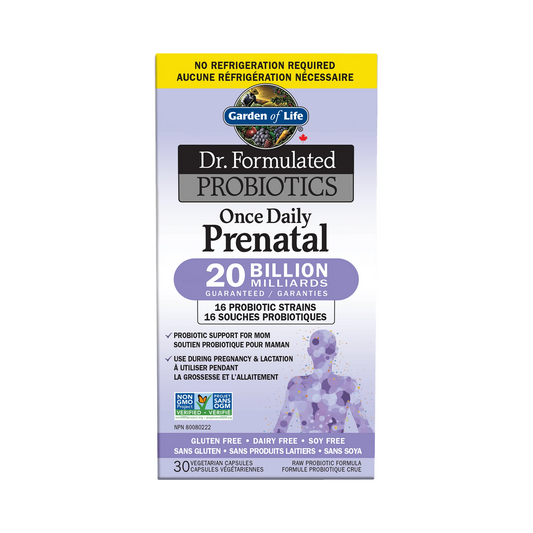 Garden of Life Dr. Formulated Once Daily Prenatal Shelf Stable 30 Veg Capsules