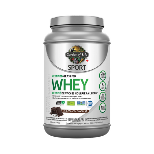Garden of Life SPORT Certified Grass Fed Whey Chocolate 672g