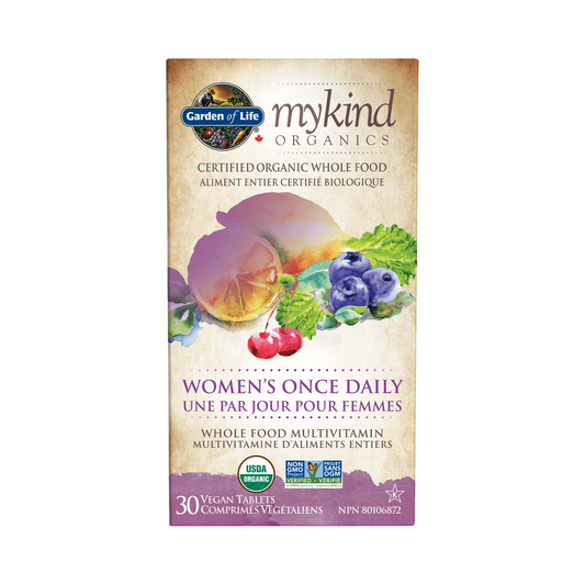 Garden of Life mykind Organics Multivitamin Women's Once Daily 30 Tablets