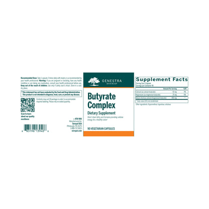 Genestra Butyrate Complex 90 Veg Capsules