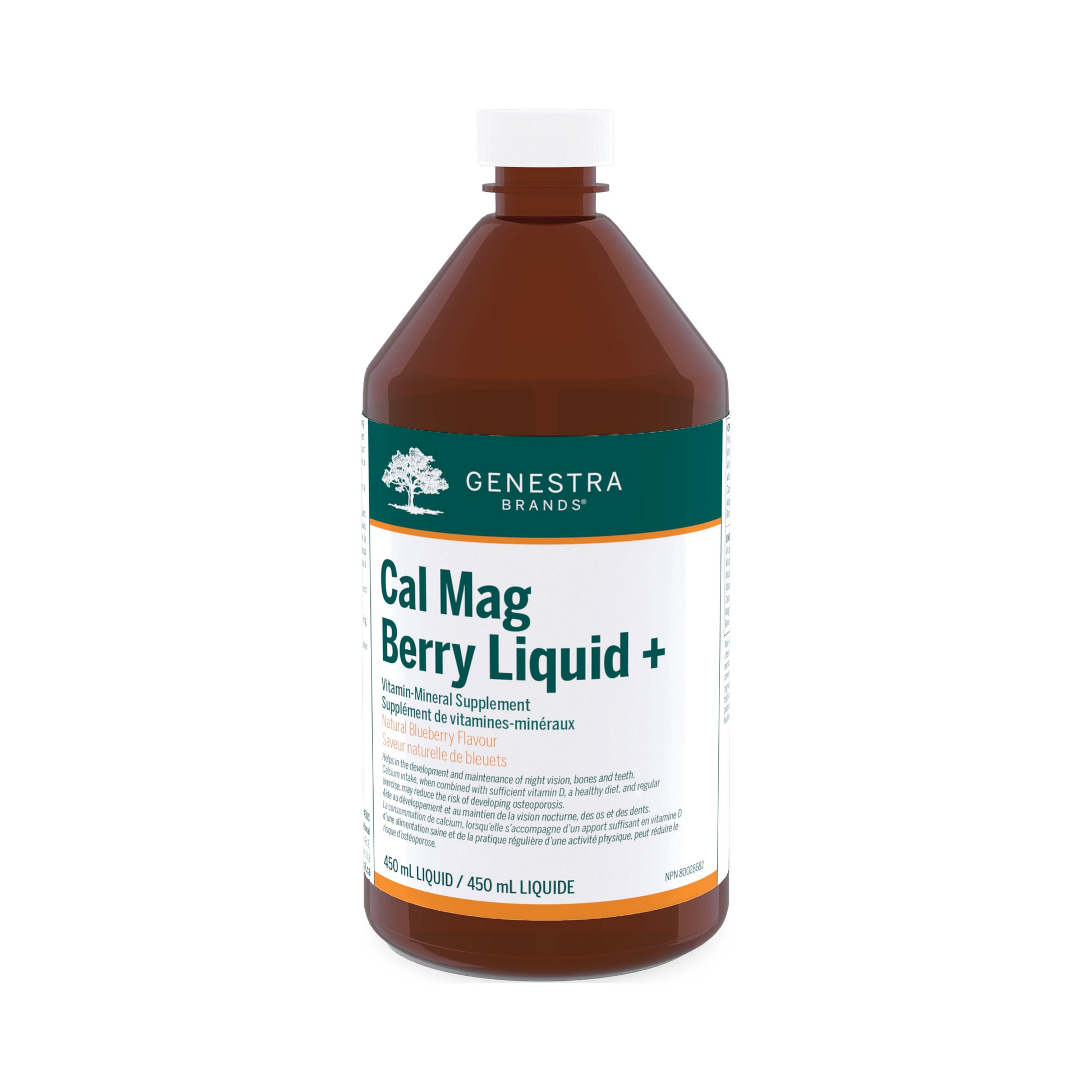Genestra Cal Mag Berry Liquid+ 450mL