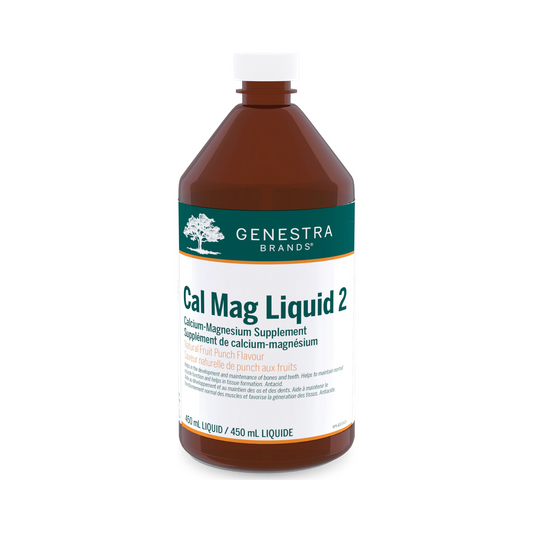 Genestra Cal Mag Liquid 2 Fruit Punch 450mL