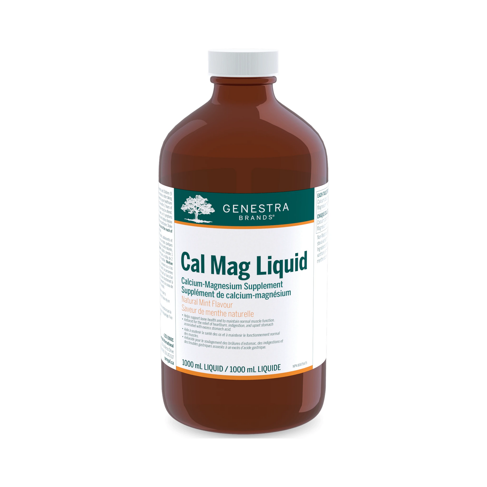 Genestra Cal Mag Liquid Mint 1000mL