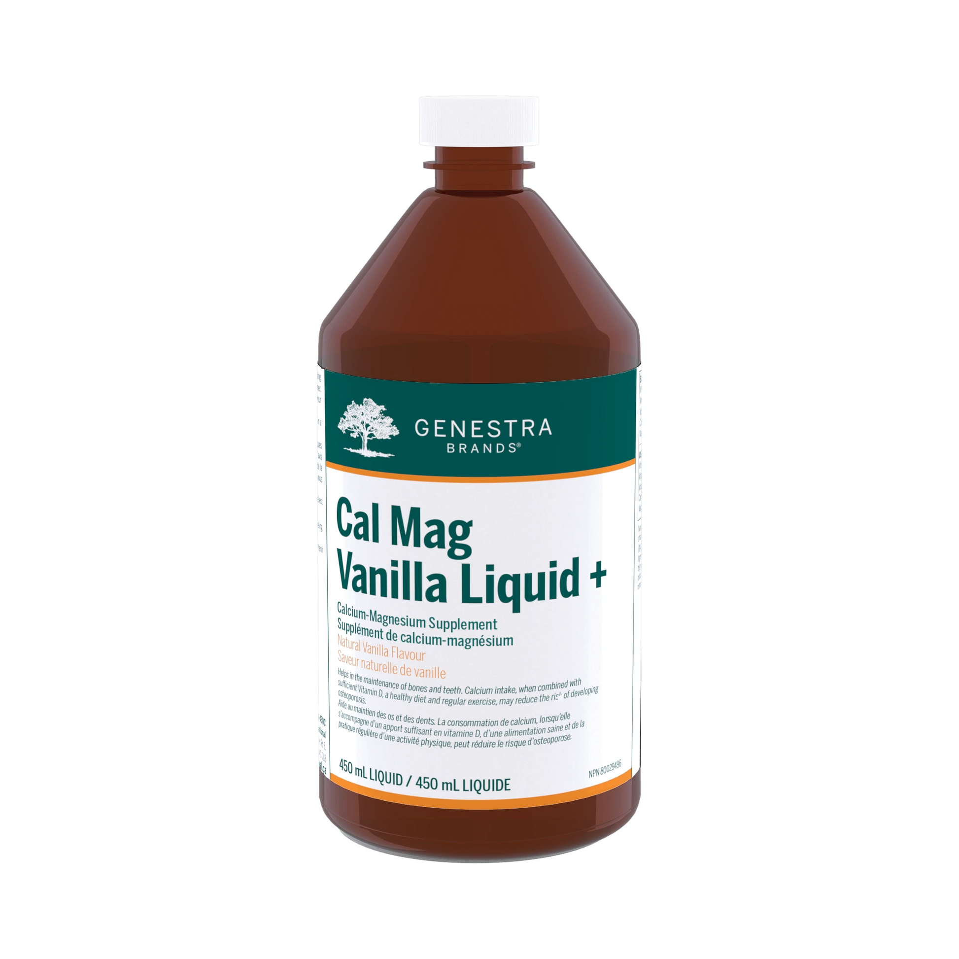Genestra Cal Mag Vanilla Liquid + 450mL 