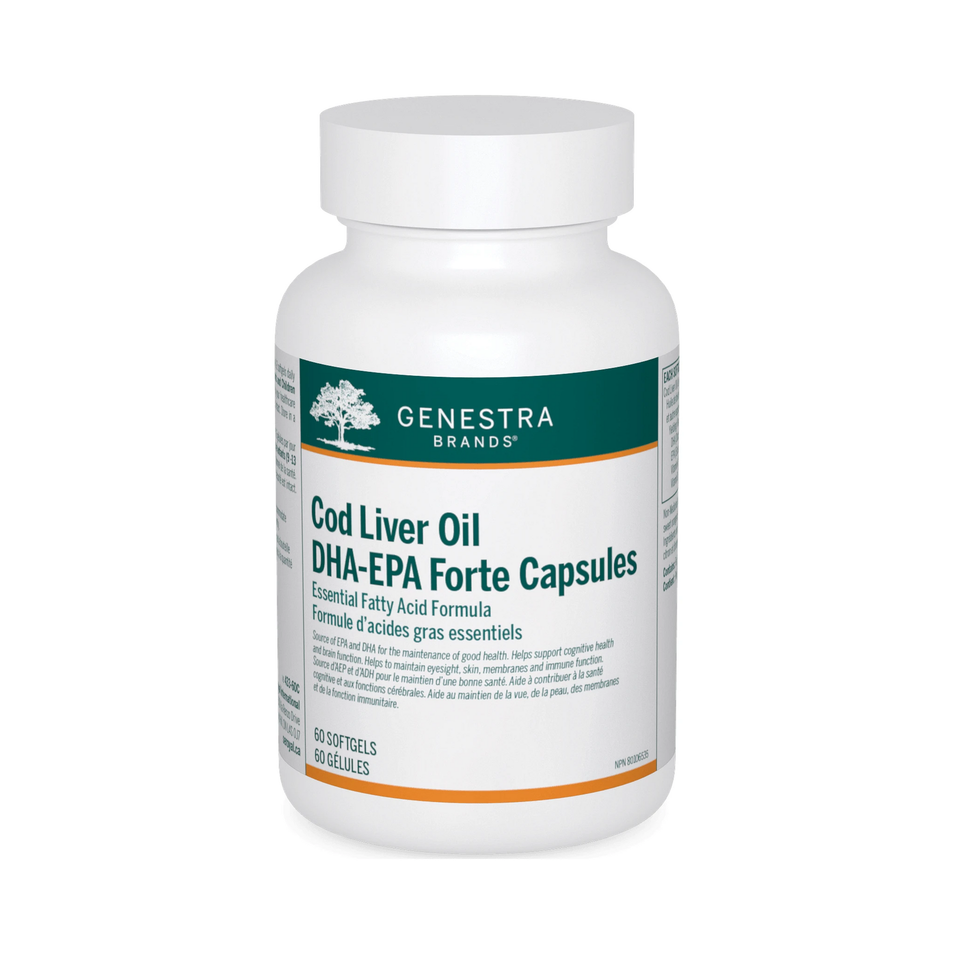 Genestra Cod Liver Oil DHA/EPA Forte 60 Softgels