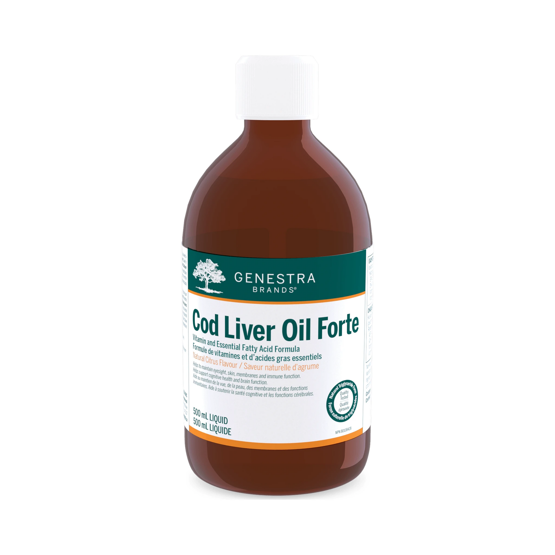 Genestra Cod Liver Oil Forte Liquid 500mL