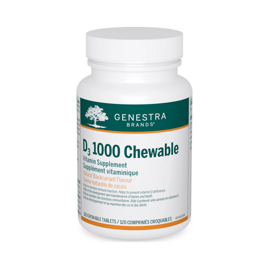 Genestra D3 1000 120 Chewable Tablets