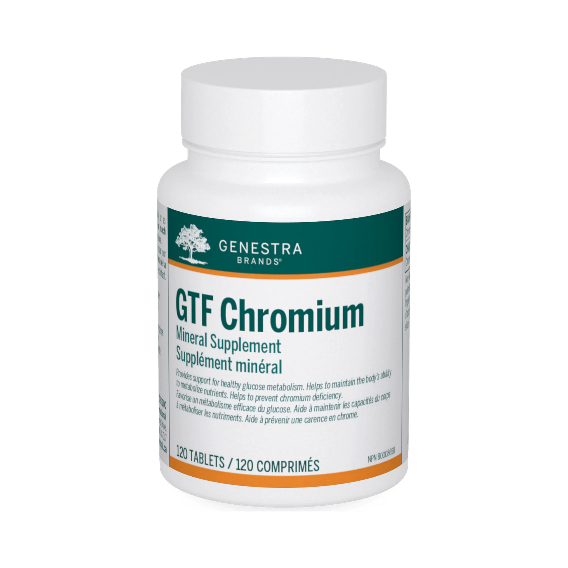 Genestra GTF Chromium 120 Tablets