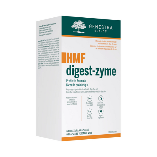 Genestra HMF Digest-Zyme 60 Veg Capsules