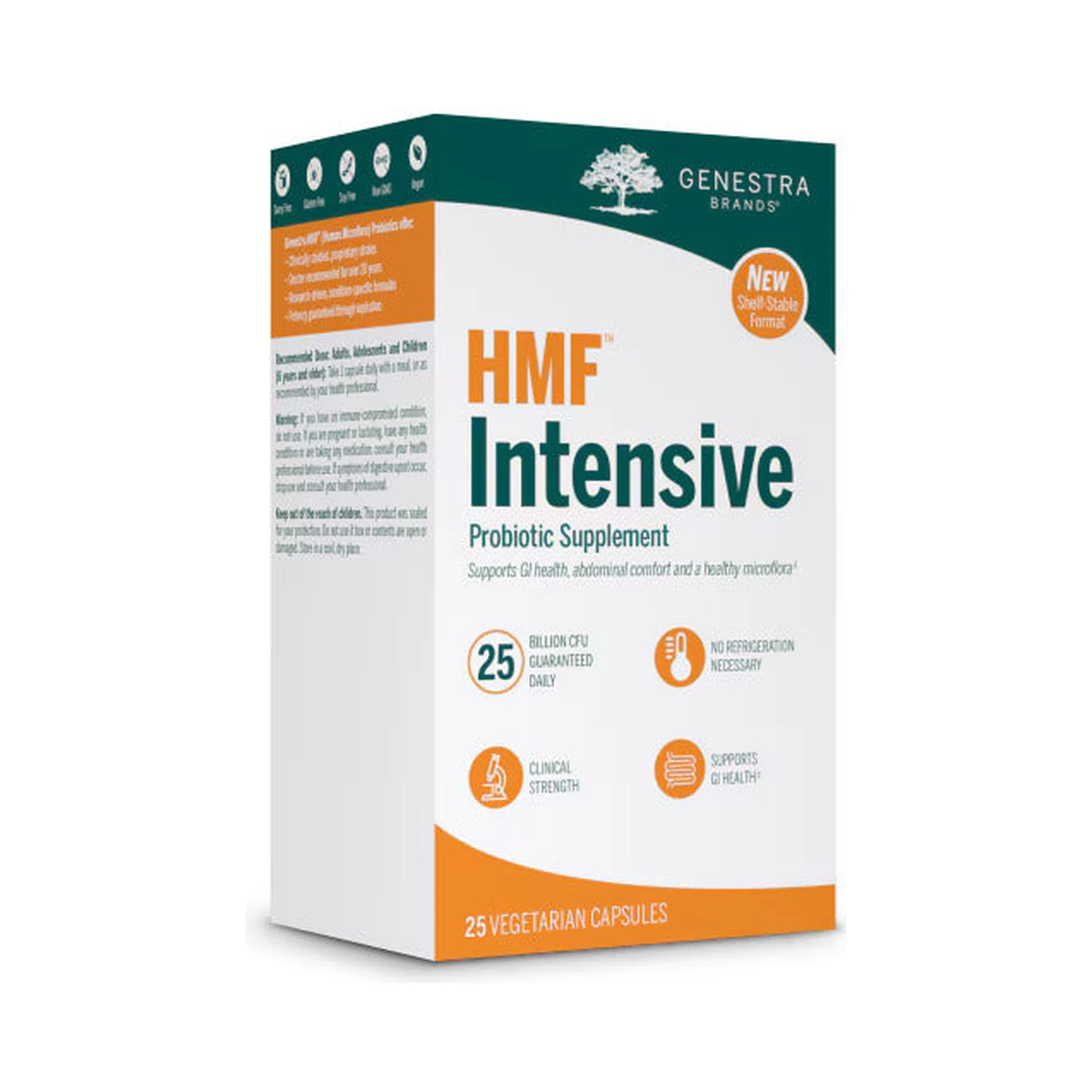 Genestra HMF Intensive Shelf Stable 25 Veg Capsules