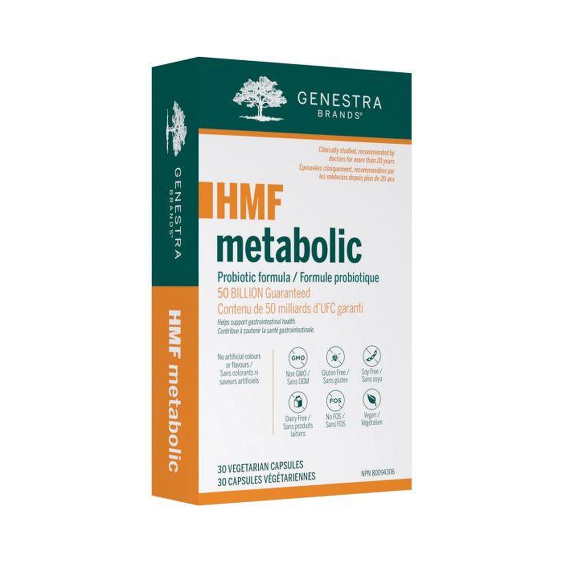Genestra HMF Metabolic 30 Veg Capsules