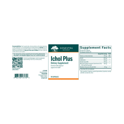 Genestra Ichol Plus 90 Veg Capsules