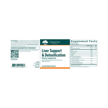 Genestra Liver Support & Detoxification 60 Veg Capsules