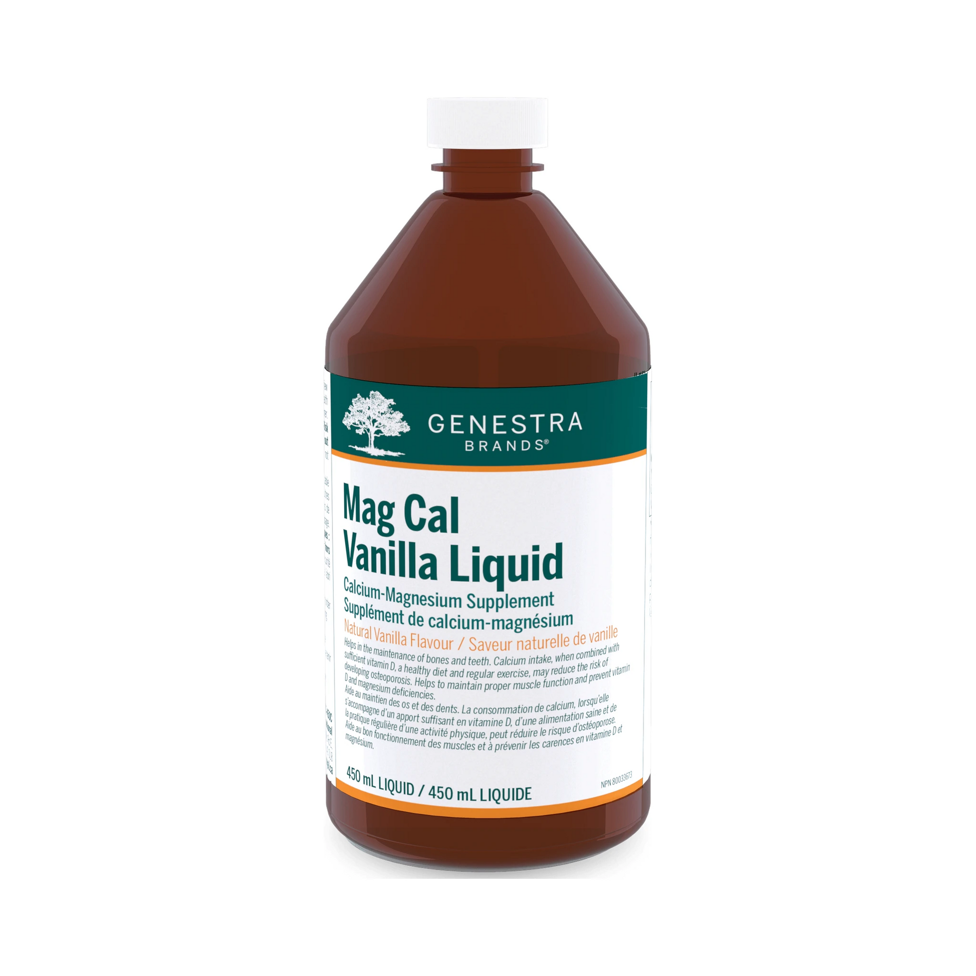 Genestra Mag Cal Vanilla Liquid 450mL