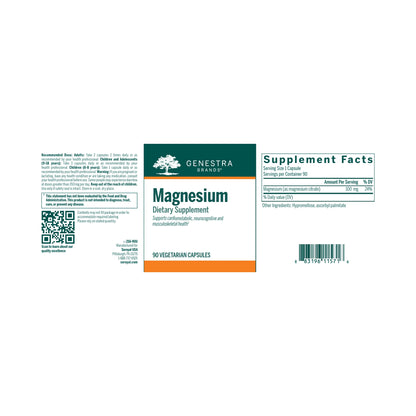 Genestra Magnesium 90 Veg Capsules
