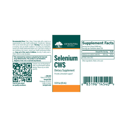 Genestra Selenium CWS 15mL