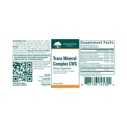 Genestra Trace Mineral Complex CWS 15mL