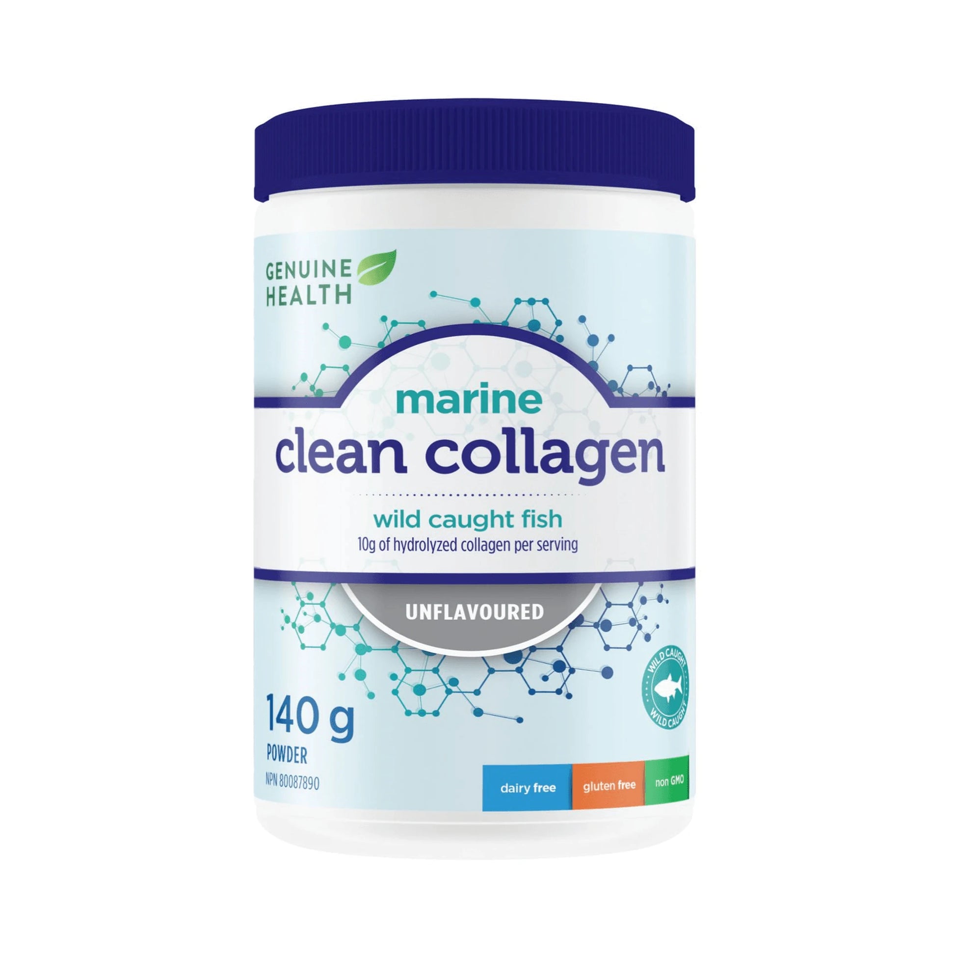 Genuine Health Clean Collagen Marine Unflavoured 140g