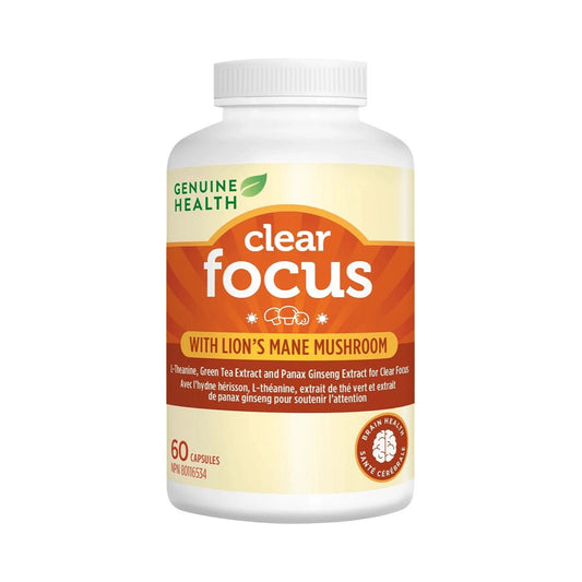 Genuine Health Clear Focus 60 Capsules