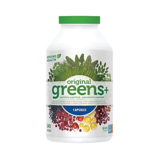 Genuine Health Greens+ 240 Capsules