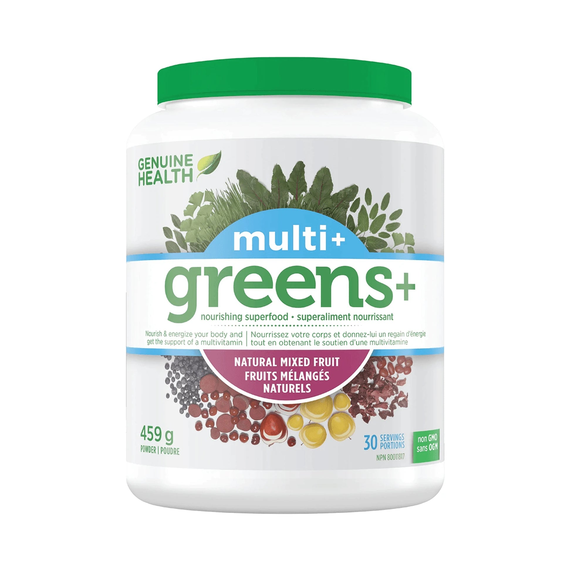 Genuine Health Greens+ Multi+ Mixed Fruit 459g