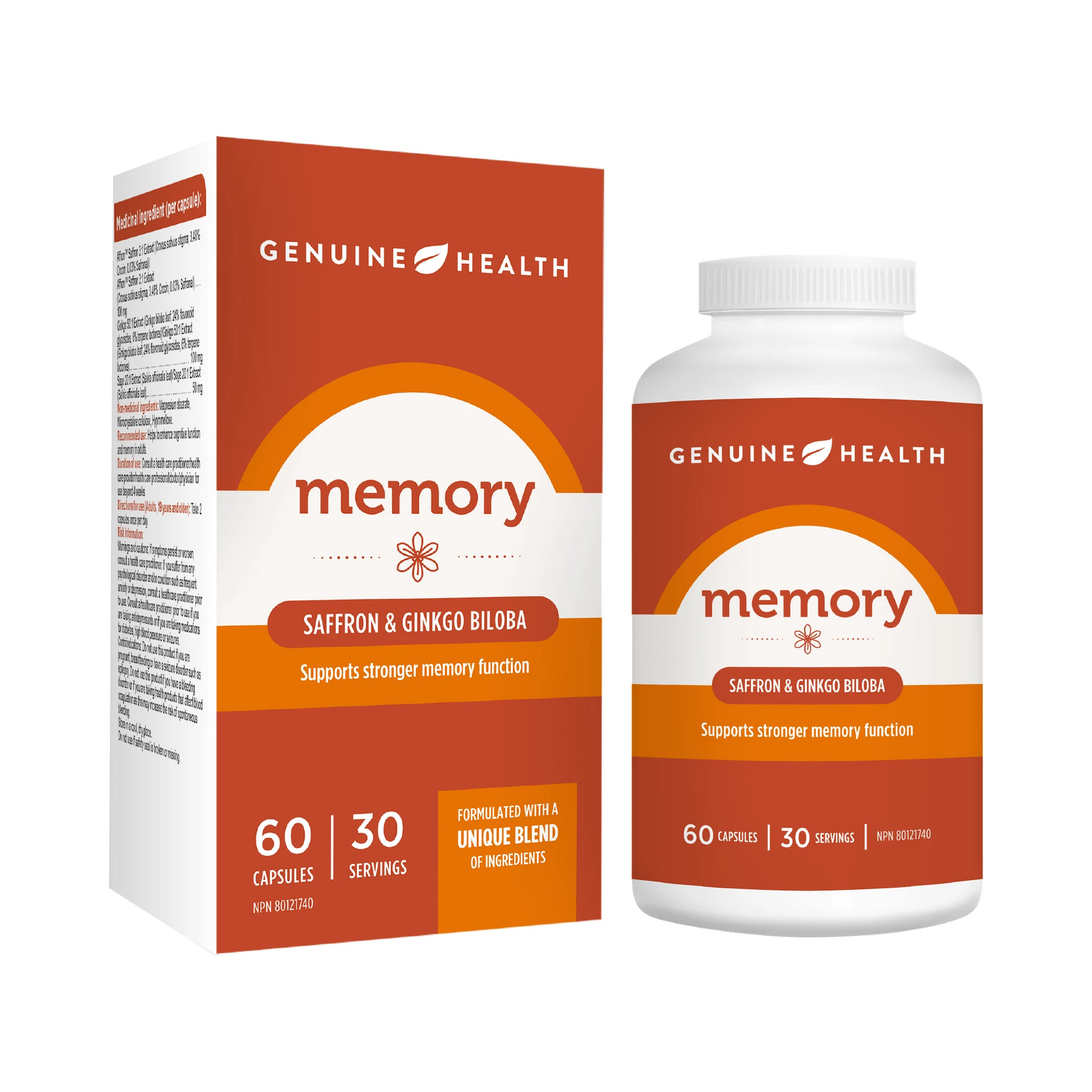 Genuine Health Memory 60 Capsules