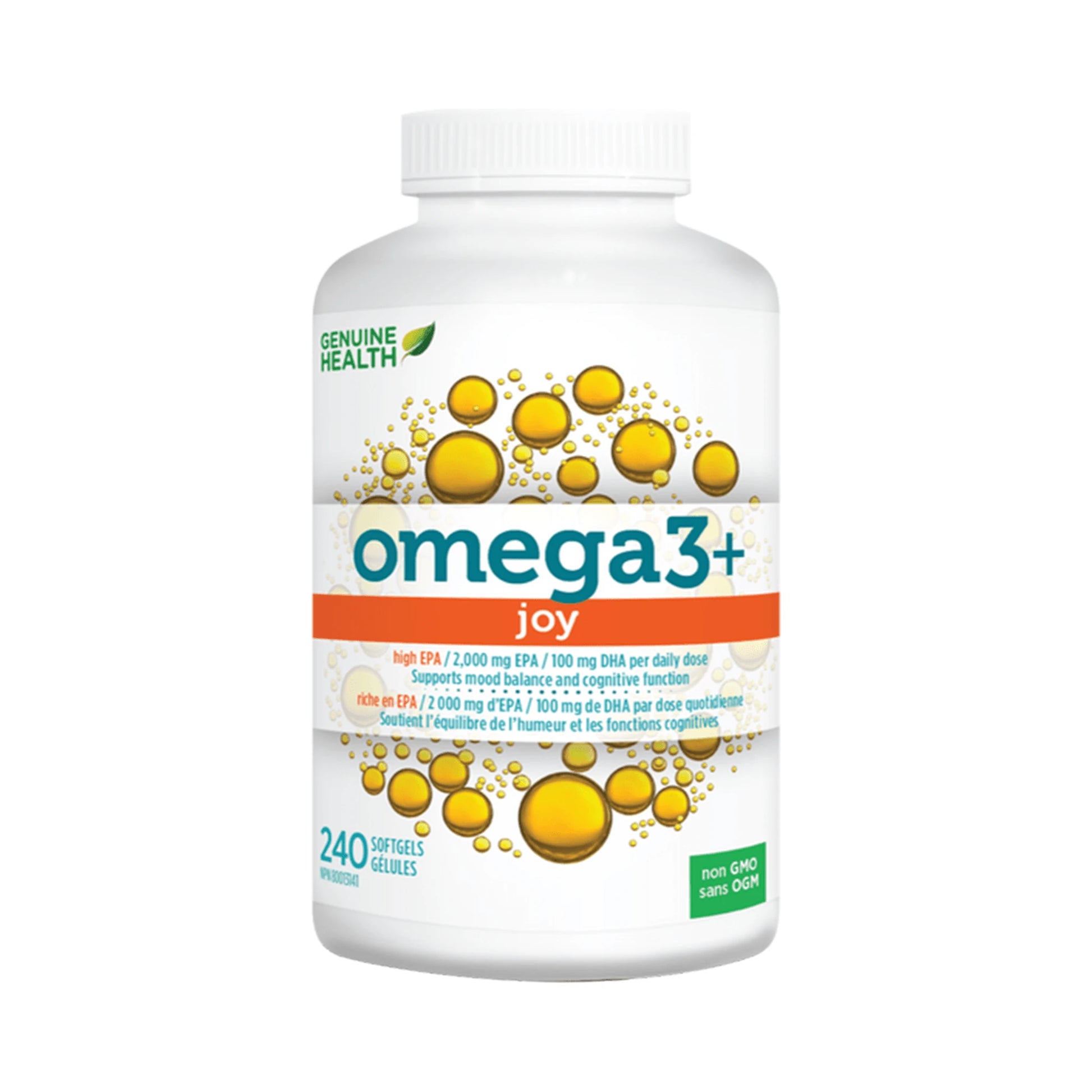 Genuine Health Omega3+ Joy 240 Softgels