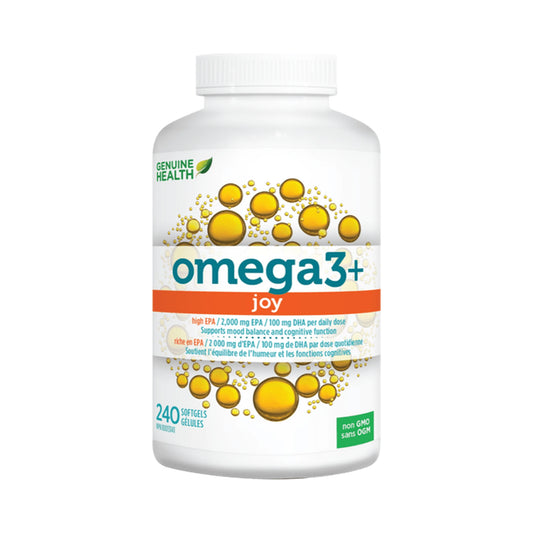 Genuine Health Omega3+ Joy 240 Softgels