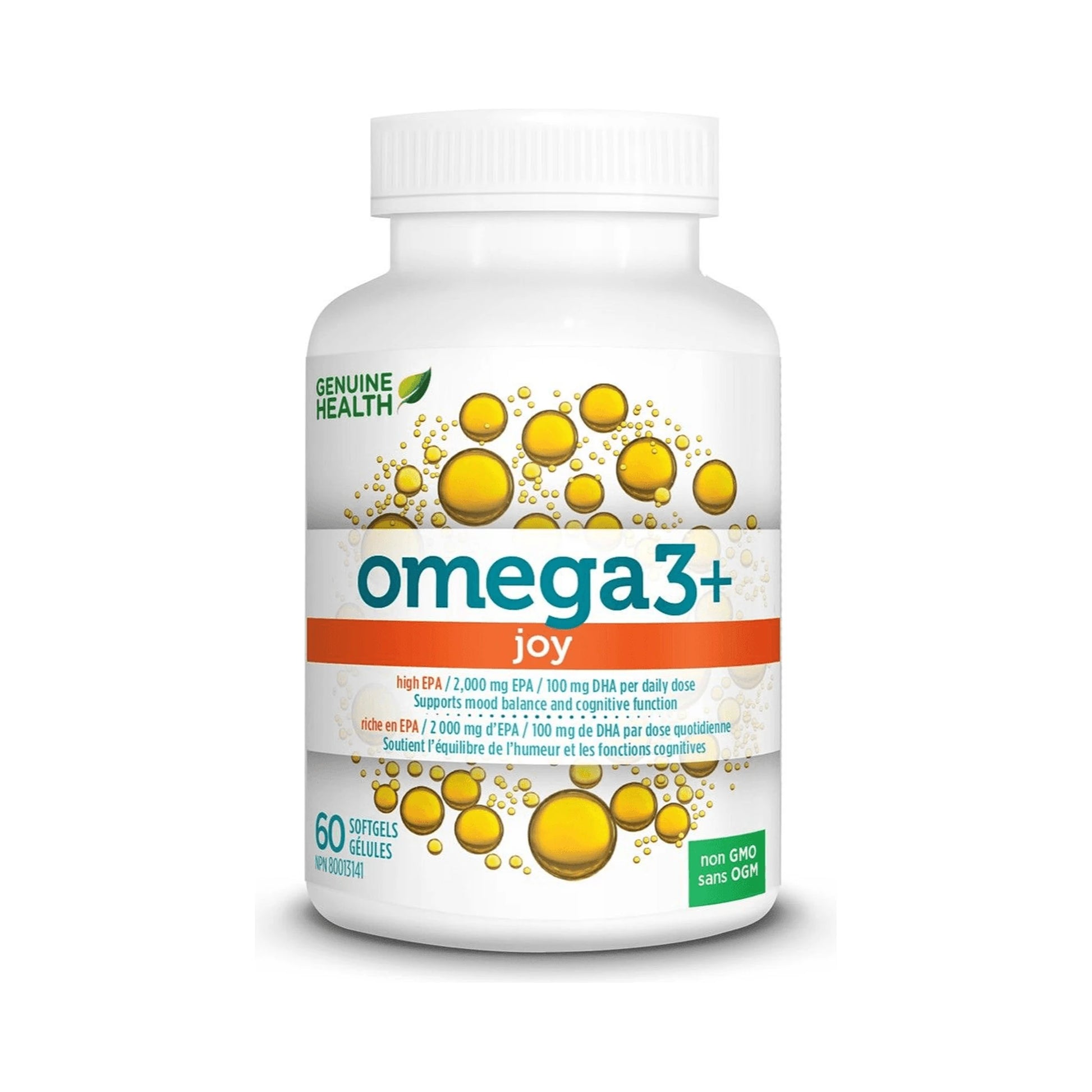 Genuine Health Omega3+ Joy 60 Softgels