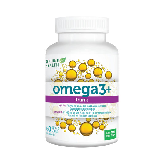 Genuine Health Omega3+ Think 60 Softgels