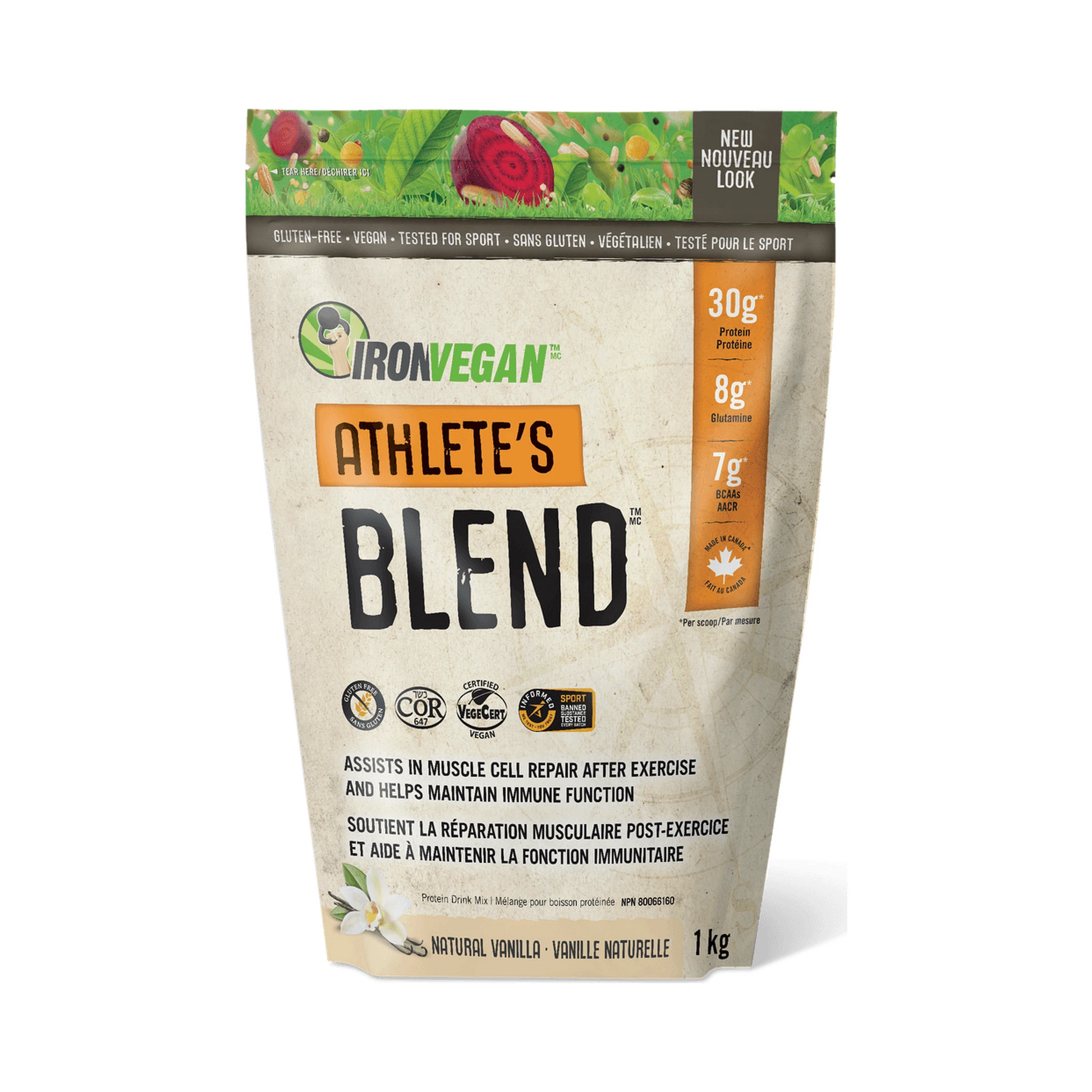 Iron Vegan Athlete's Blend Vanilla 1kg