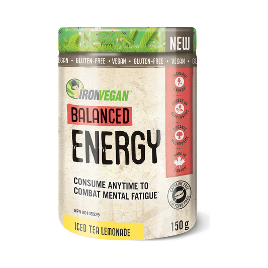 Iron Vegan Balanced Energy Iced Tea Lemonade 150g