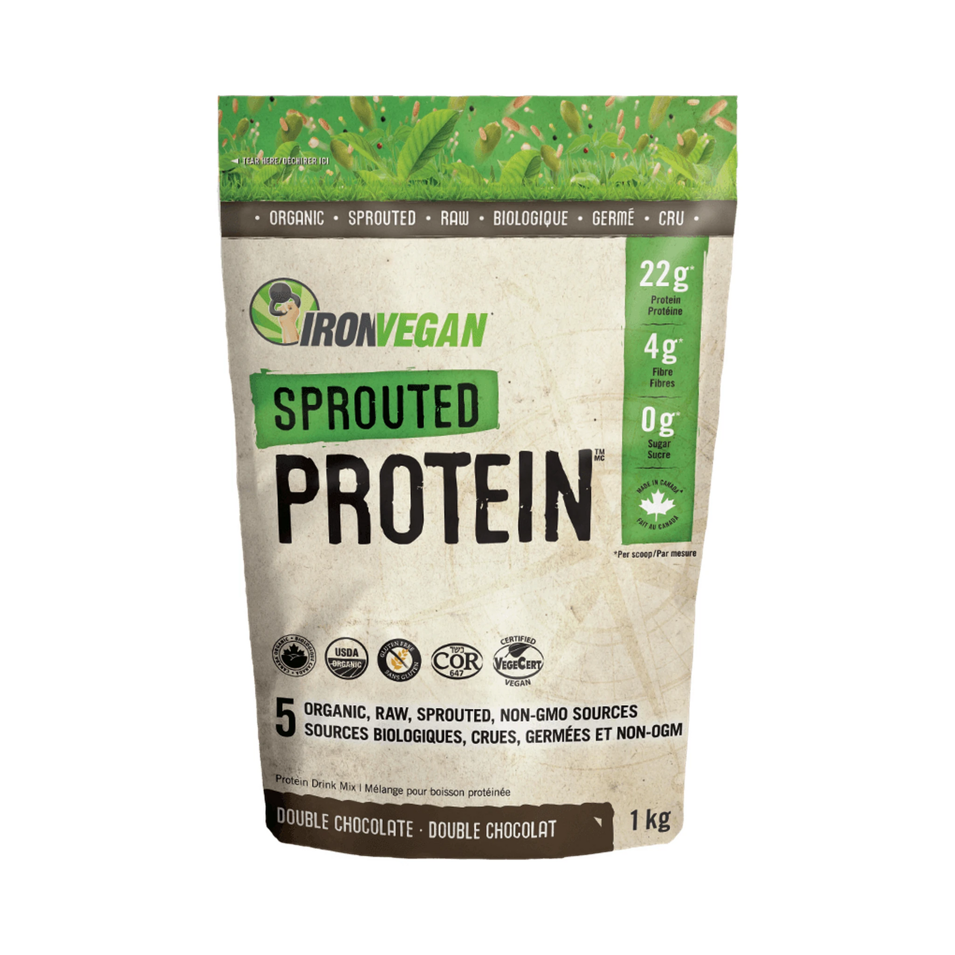 Iron Vegan Sprouted Protein Chocolate 1kg