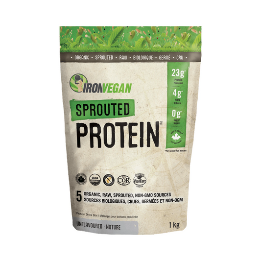 Iron Vegan Sprouted Protein Unflavoured 1kg