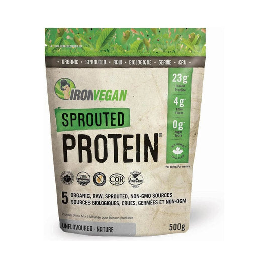 Iron Vegan Sprouted Protein Unflavoured 500g