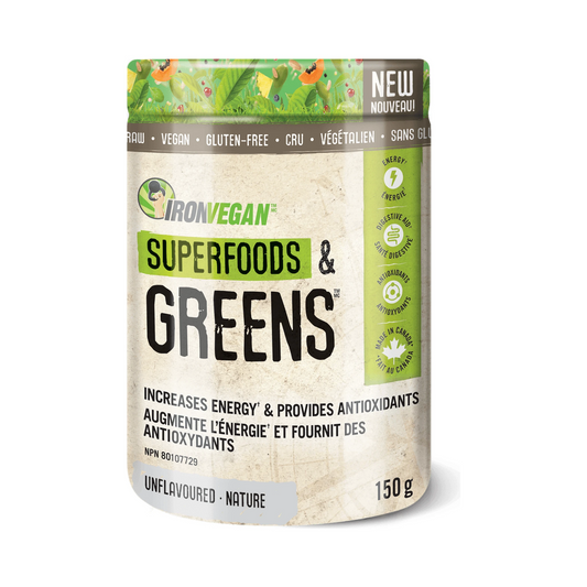 Iron Vegan Superfoods & Greens Unflavoured 150g