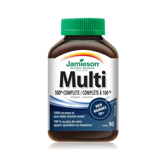 Jamieson 100% Complete Multivitamin for Men 50+ 90 Caplets