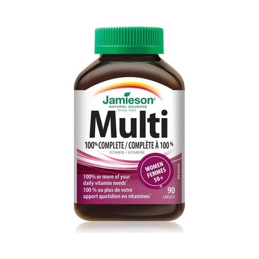 Jamieson 100% Complete Multivitamin for Women 50+ 90 Caplets