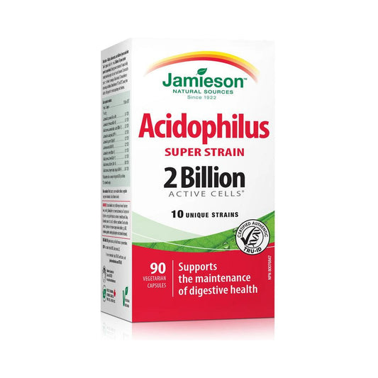 Jamieson Acidophilus Super Strain 2 Billion 90 Capsules